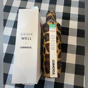 Corkcicle 16 oz Canteen-Luxe Leopard